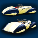 Tail Double, Delahaye 135 Competition Court Torpedo Roadster, Figoni et Falaschi, #48667, 1937