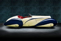 Profile, Delahaye 135 Competition Court Torpedo Roadster, Figoni et Falaschi, #48667, 1937